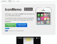 Tablet Screenshot of iconmemo.com